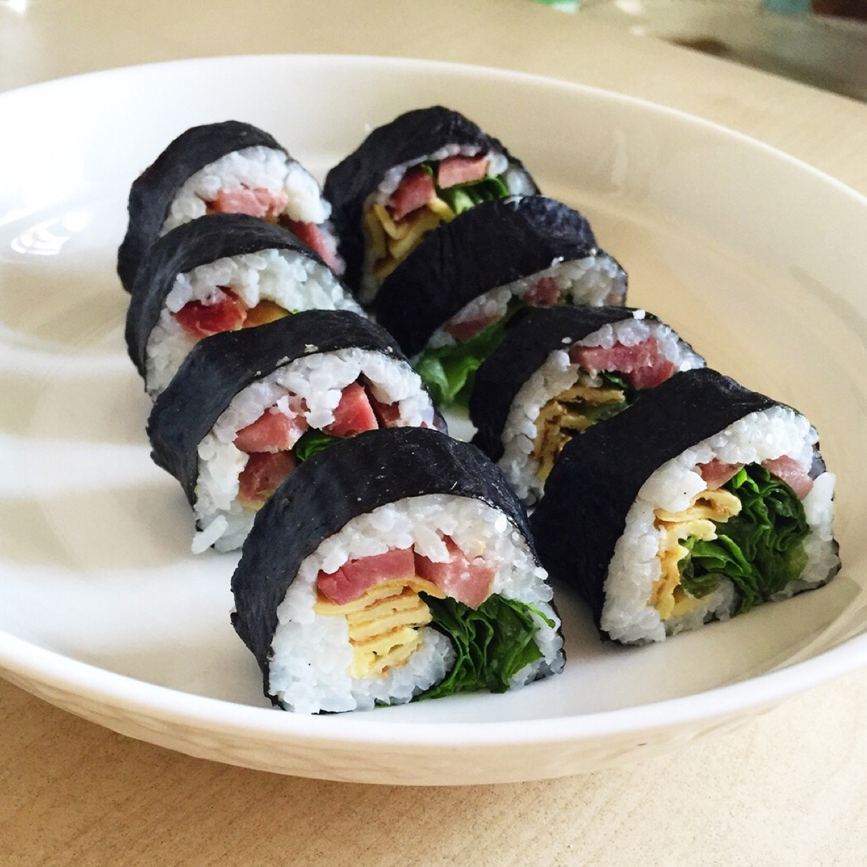zz5evy做的紫菜卷寿司