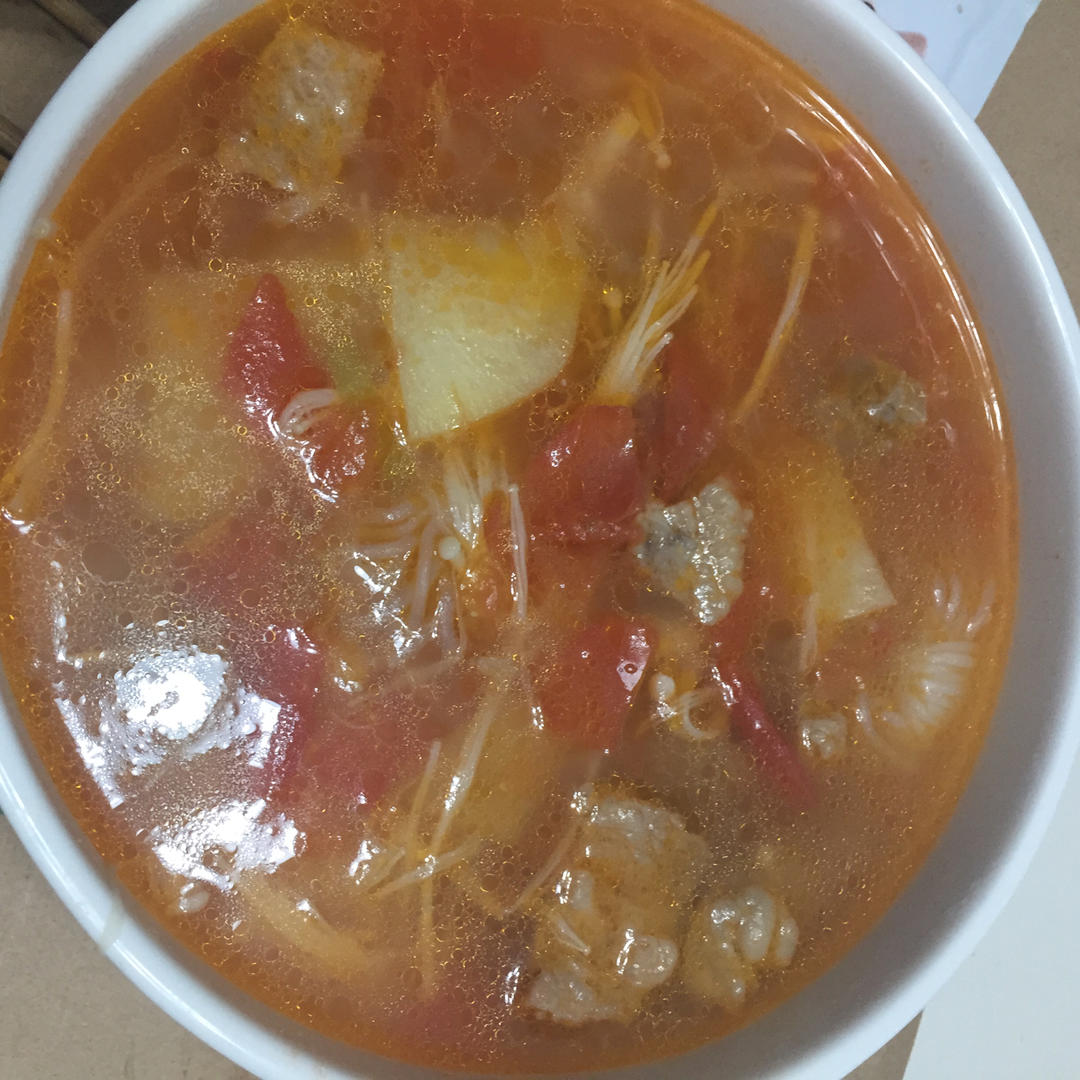 西红柿土豆炖牛肉