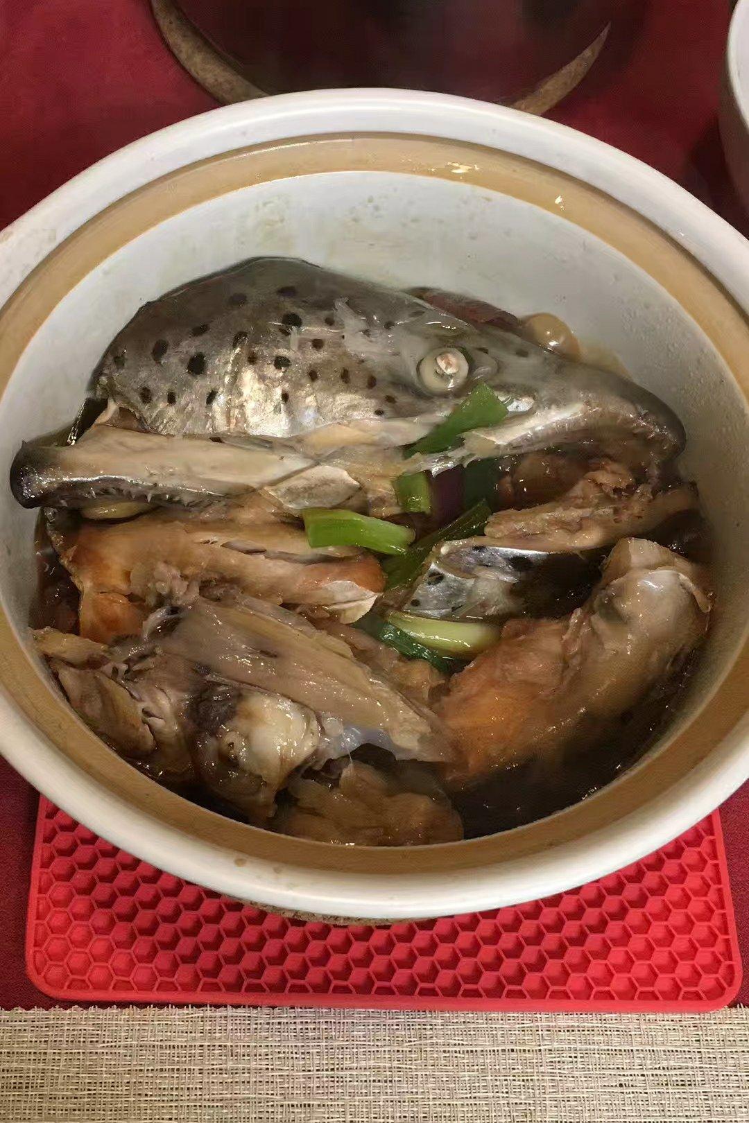 《中餐厅》张亮的焗三文鱼头