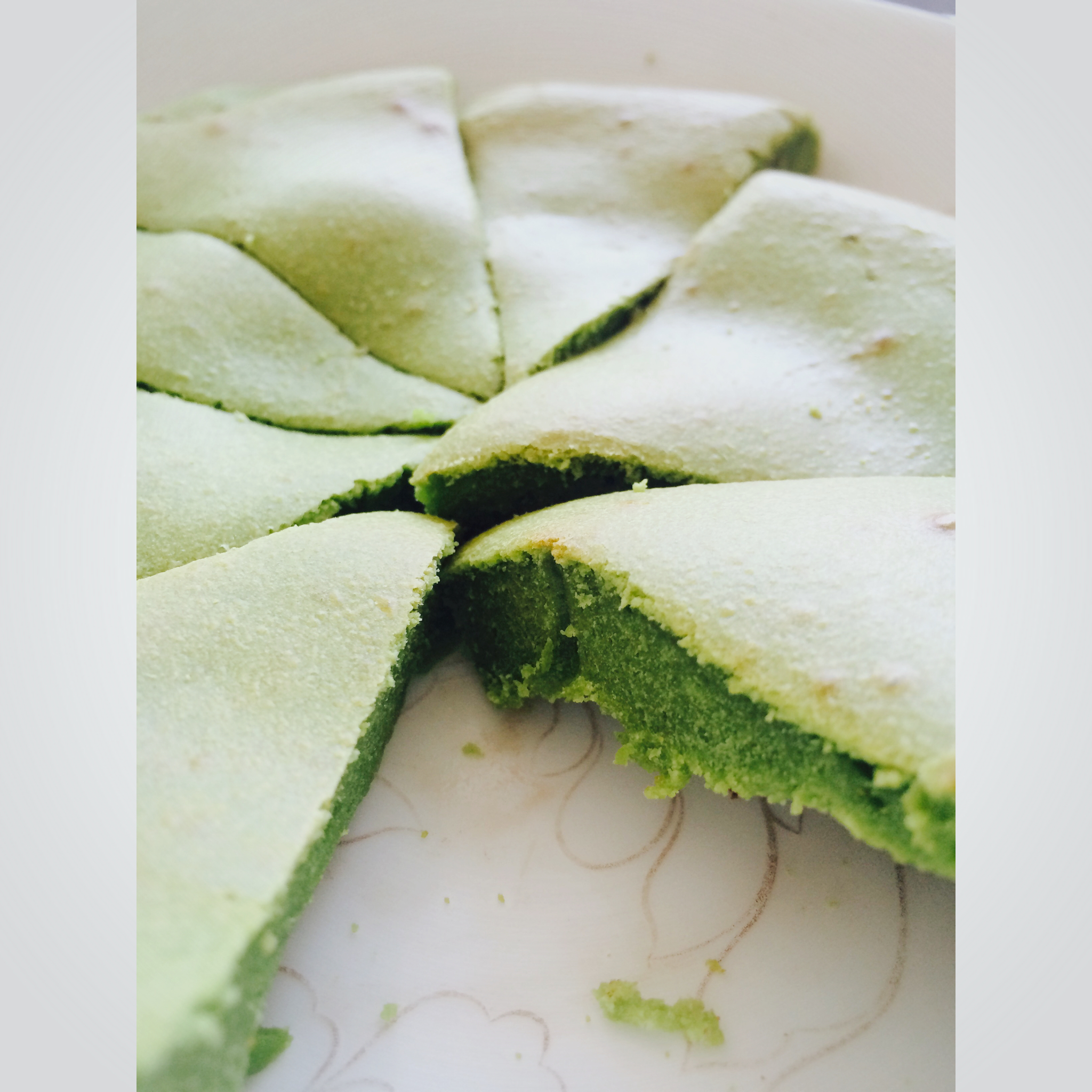 青汁戚风蛋糕（超润）