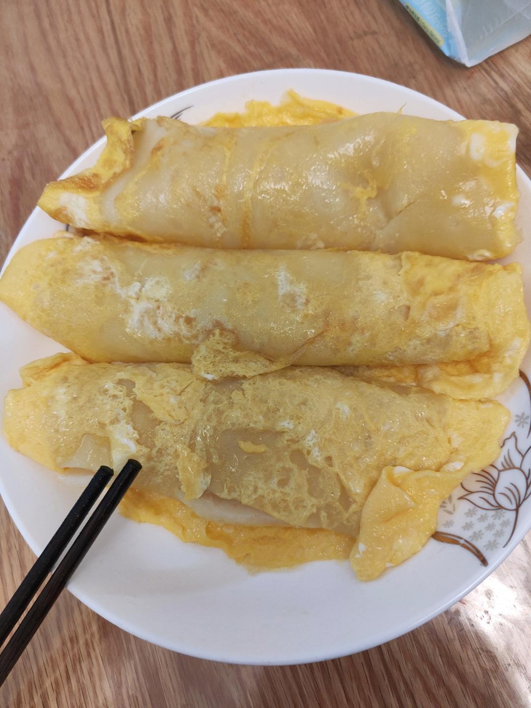 早餐香葱鸡蛋饼