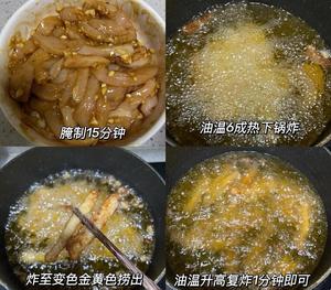 蒜香青椒盐炸鸡柳的做法 步骤3