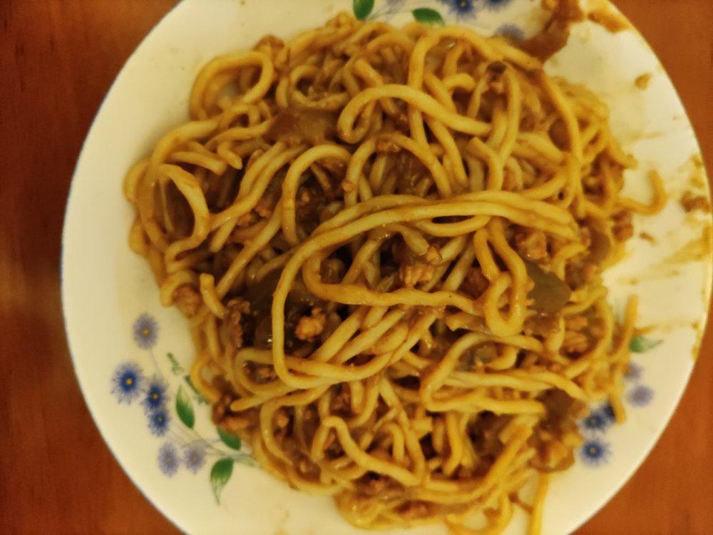 无敌好吃的【鱼香肉沫茄子焖面】，吃完舔盘🍜