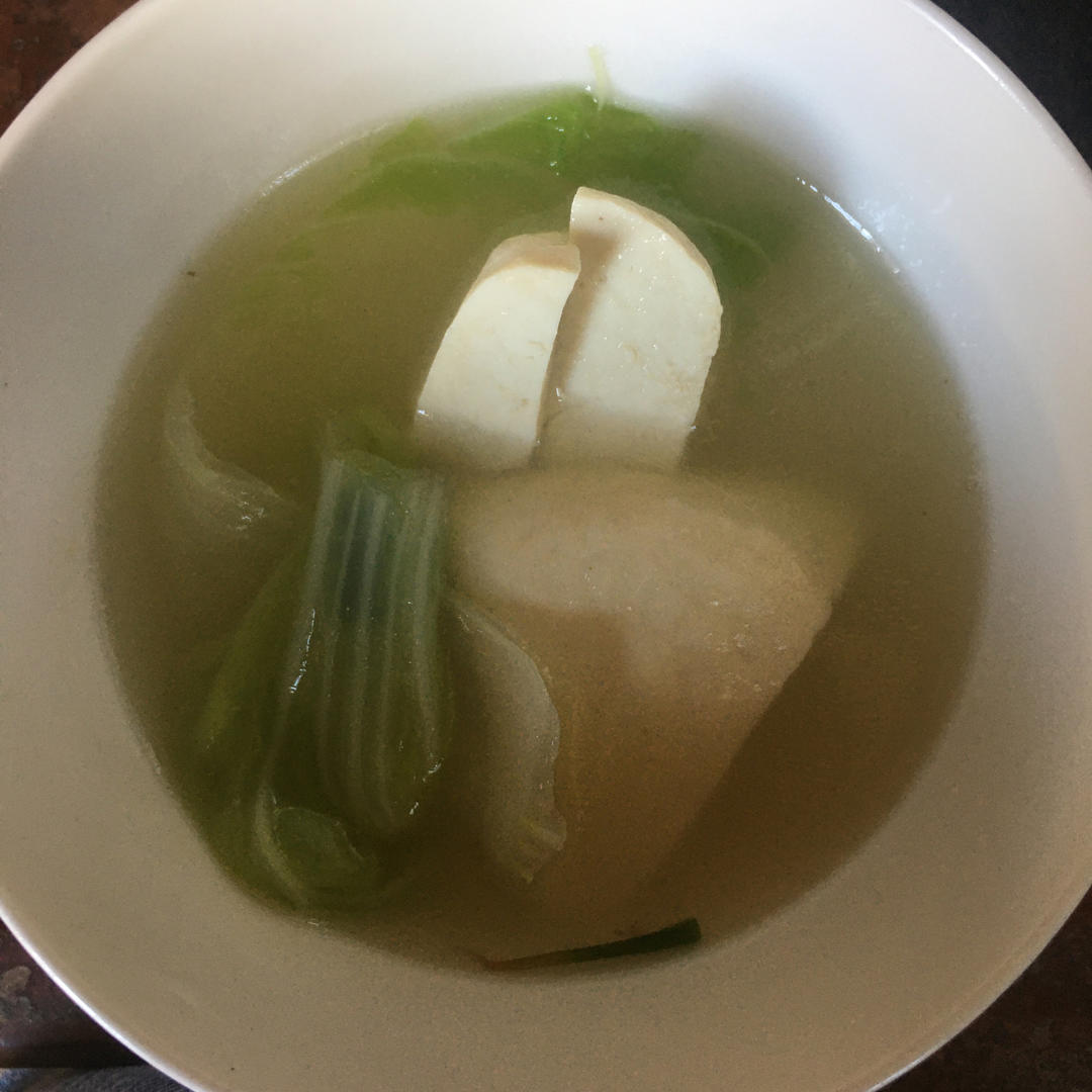 白菜豆腐汤