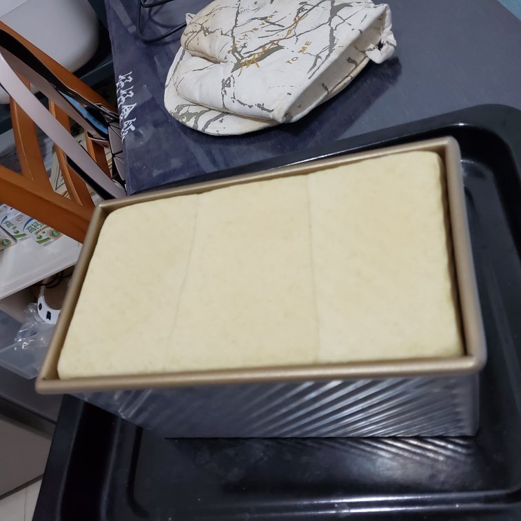 奶香手撕面包吐司，超简单！面包机+松下蒸烤箱