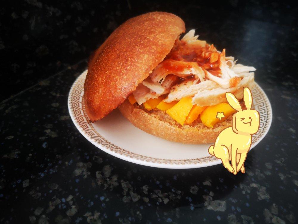 芒果甜辣鸡肉三明治or汉堡随便你【健康一手握】