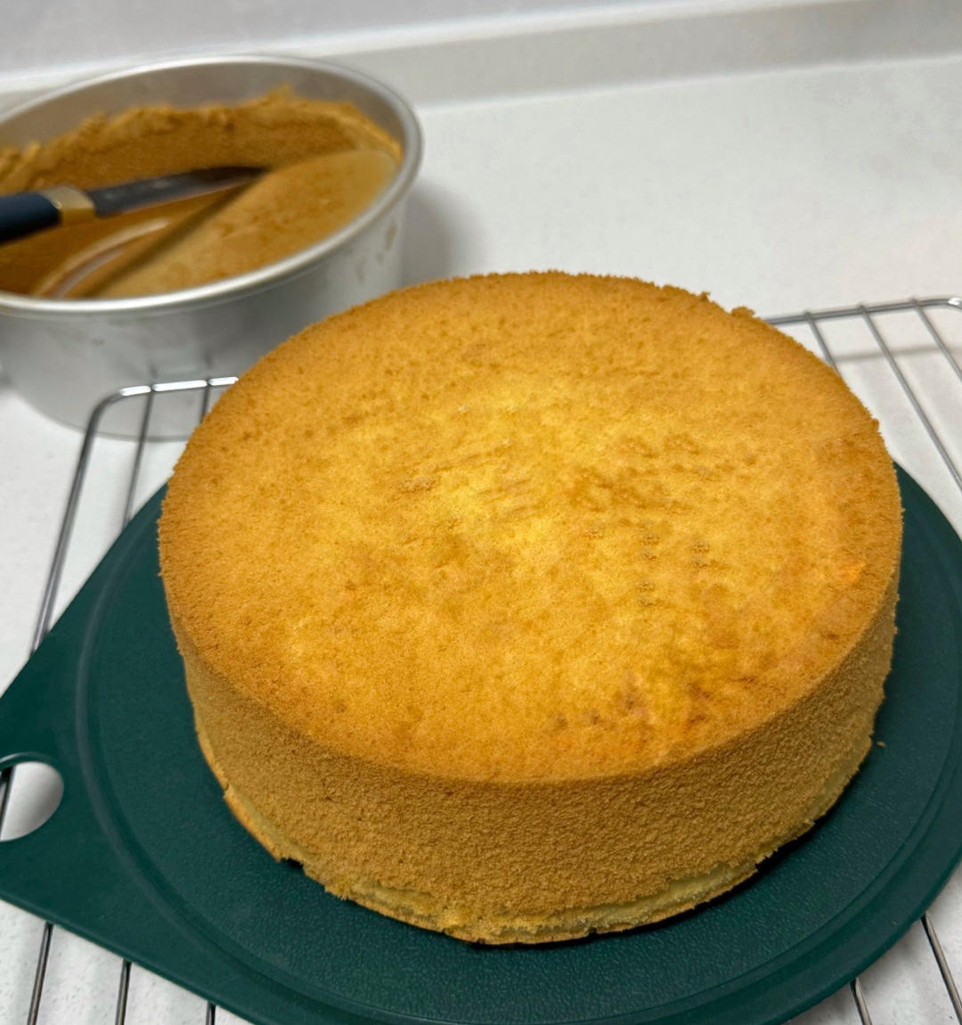 健康无油低糖版椰香戚风蛋糕