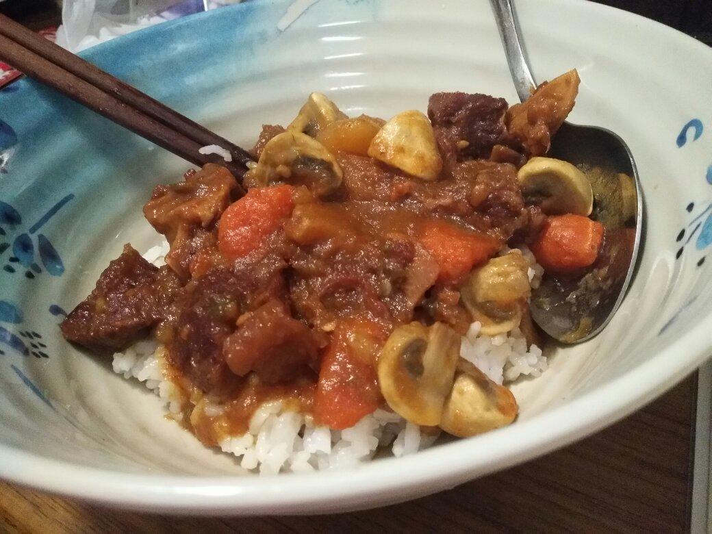 沙沙土豆胡萝卜炖牛肉