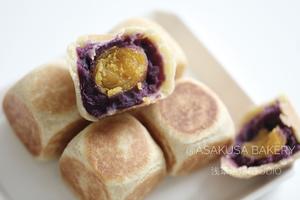 咸蛋黄紫薯仙豆糕的做法 步骤26
