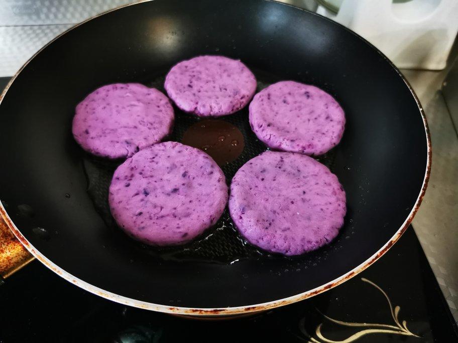 紫薯糯米饼