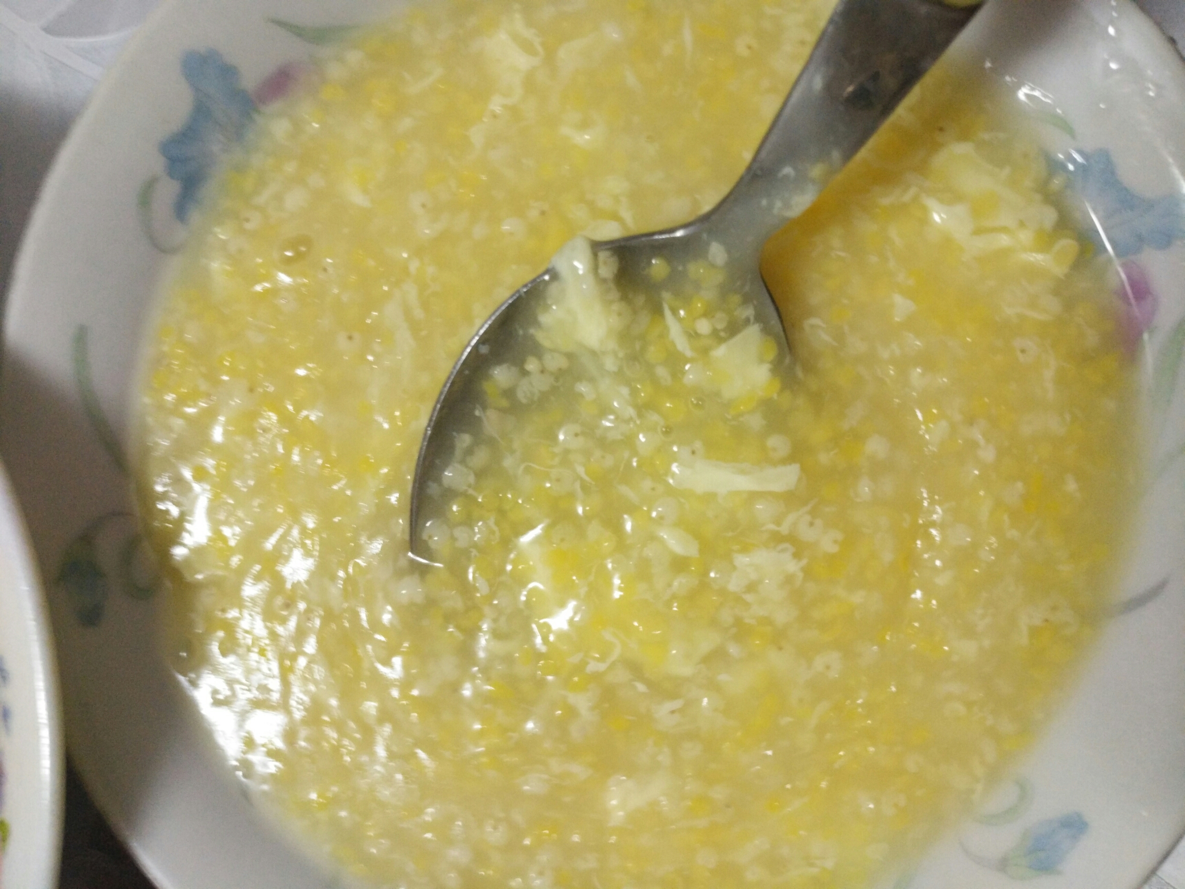 小米玉米蛋花粥的做法