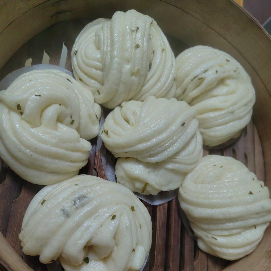 葱油花卷，一根筷子卷出漂亮的造型