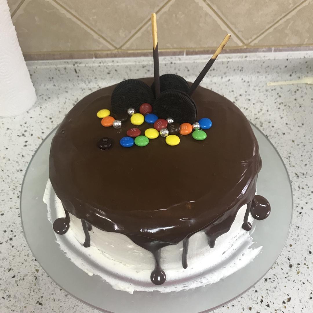 蛋糕淋面：巧克力甘纳许淋面（超美腻超快手）