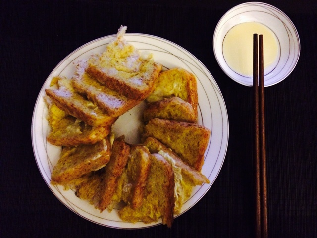 蛋煎面包片