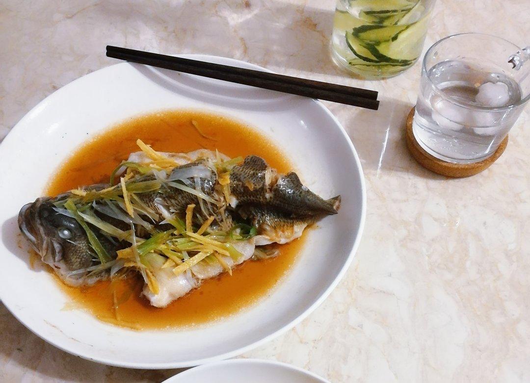 超入味清蒸鱼～清蒸鲈鱼桂花鱼（家常独创）