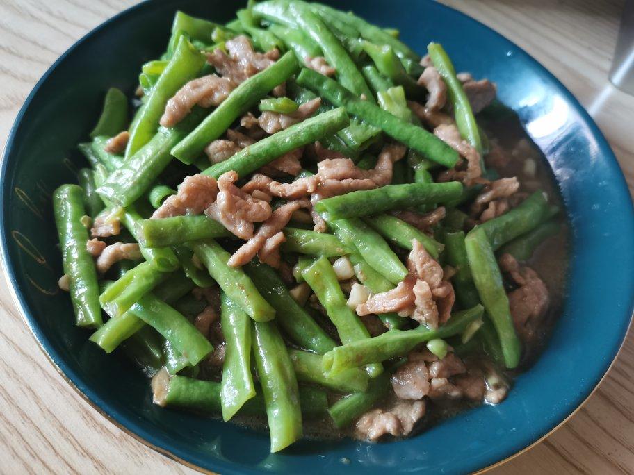 肉沫豆角下饭菜
