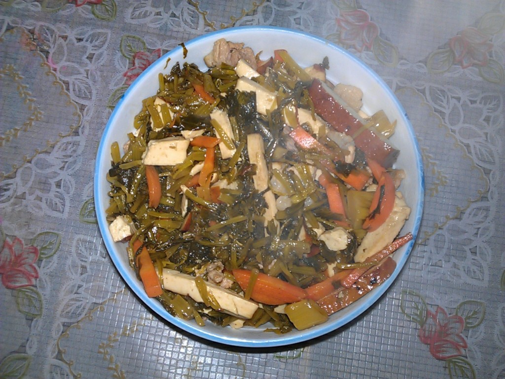 雪里蕻炒肉丝