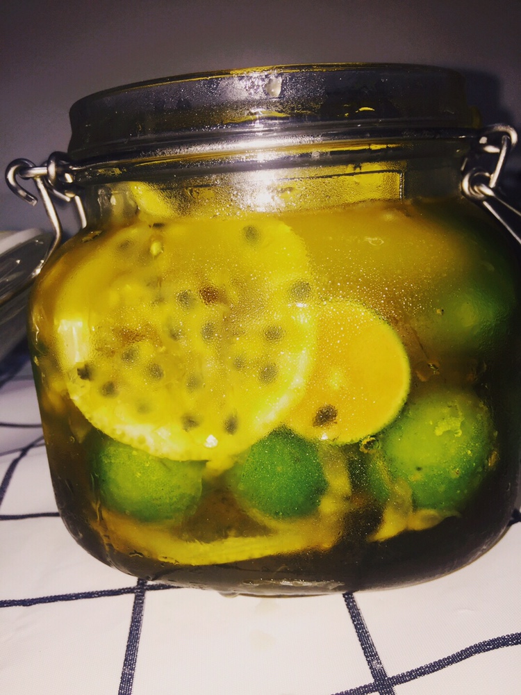 青柠+百香果+柠檬🍋蜂蜜茶的做法