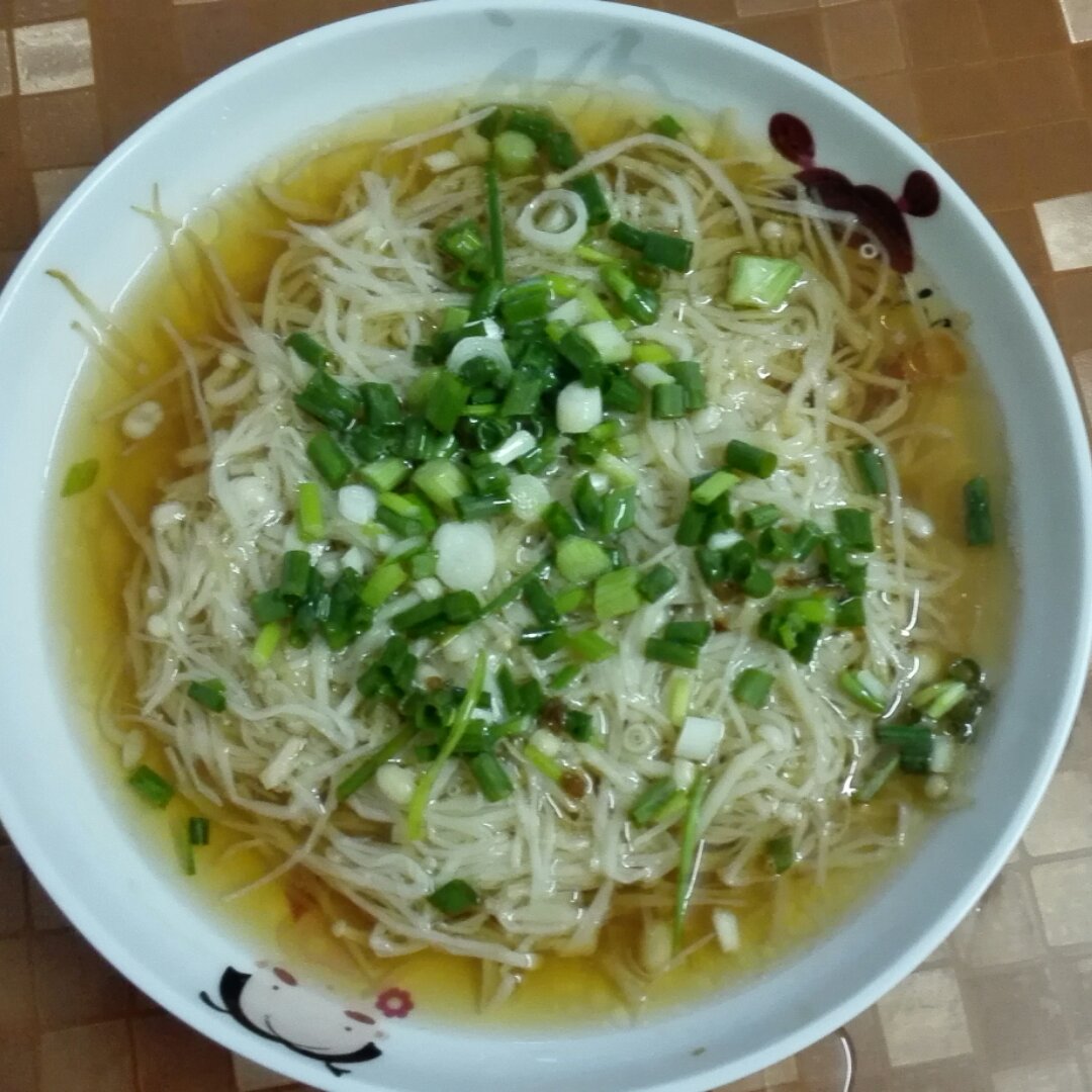 油泼金针菇