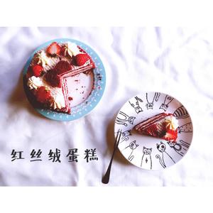 💕【情人节】爱心红丝绒蛋糕+奶油奶酪霜的做法 步骤9