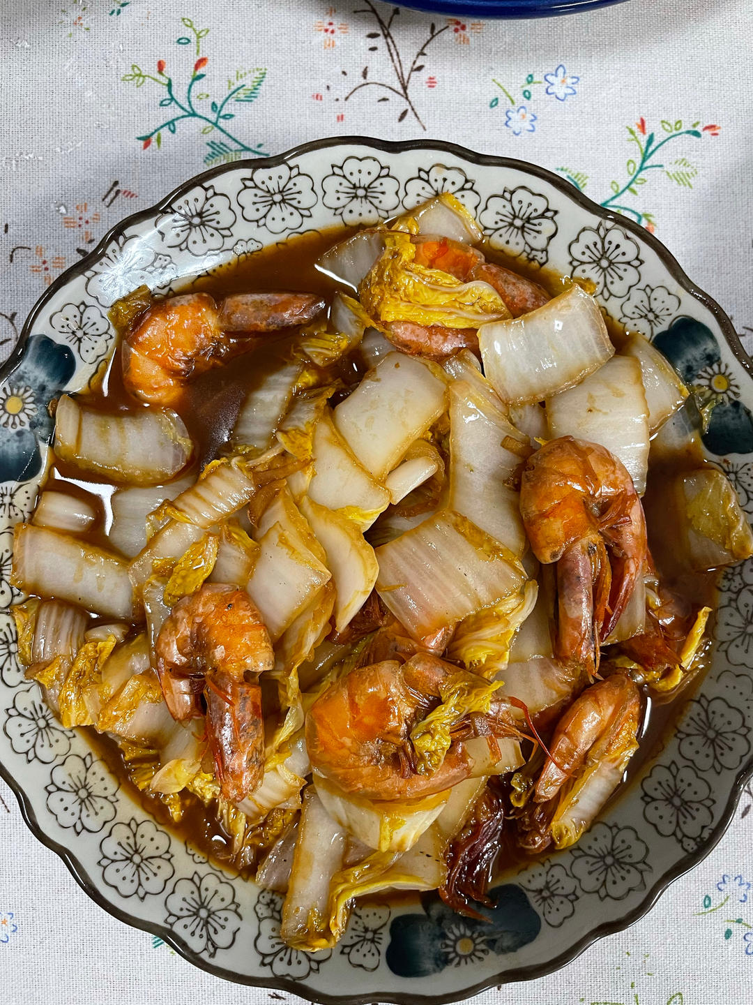 上手极易的“大虾烧手掰白菜”