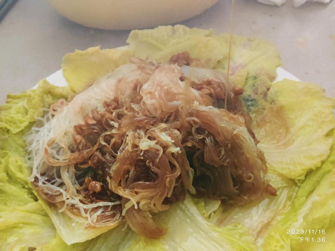 年夜饭必上的蒜蓉粉丝娃娃菜！真的超级无敌了