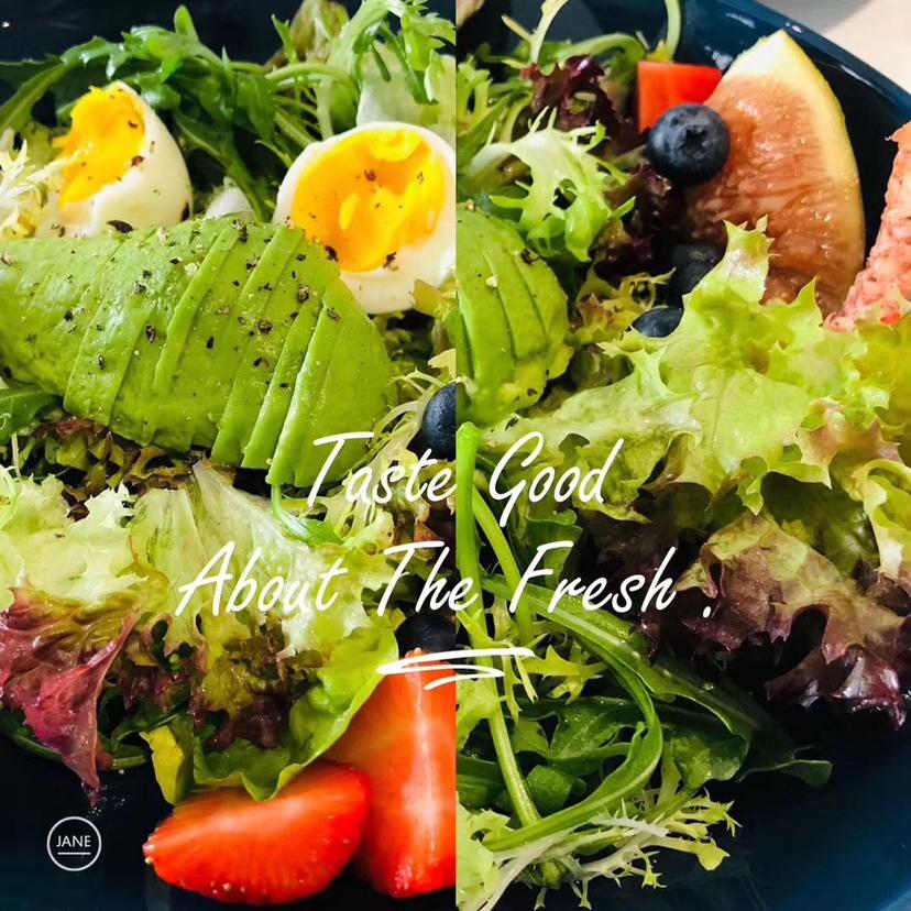 不吃沙拉会挂
Luscious salad