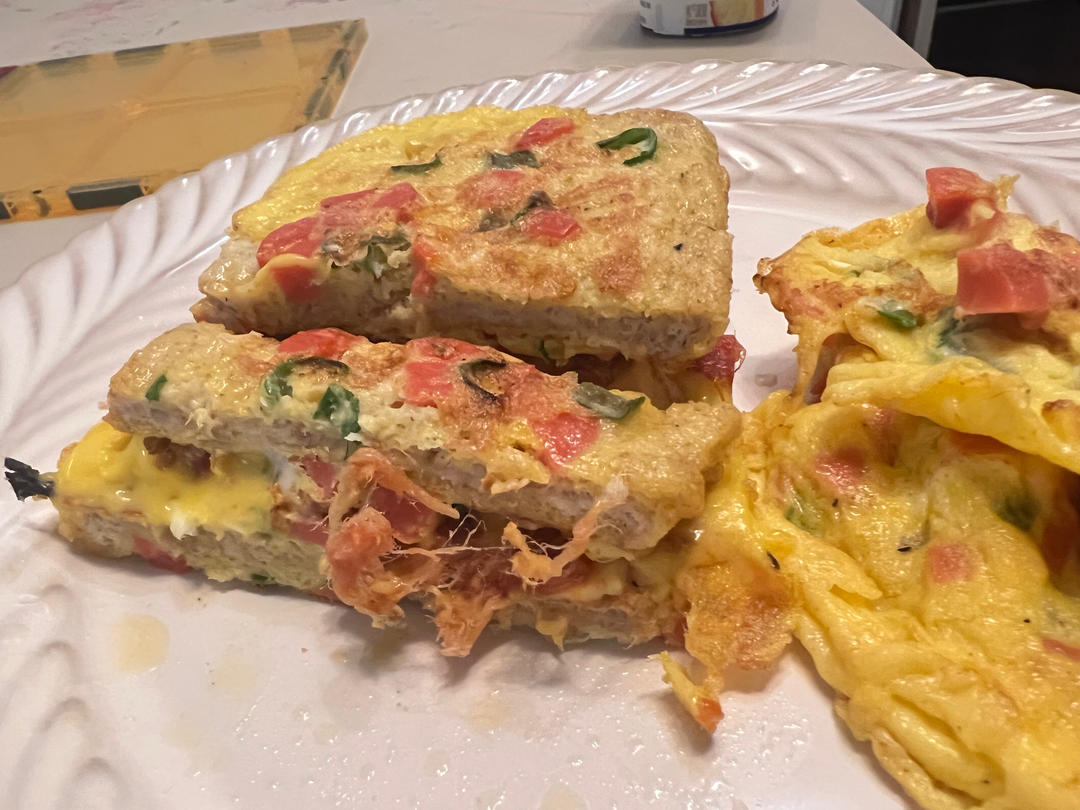 儿童早餐—肉松吐司卷