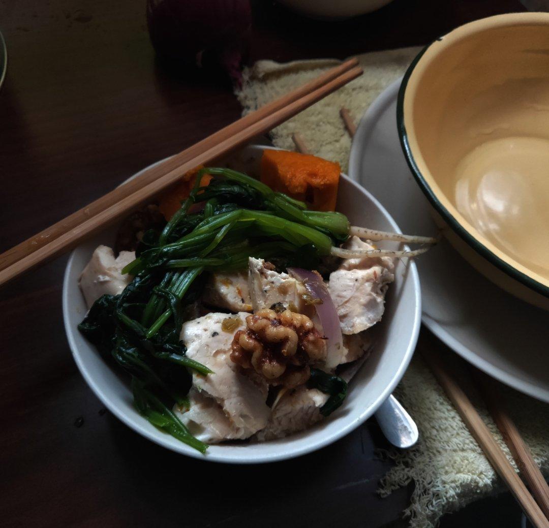 【健康三餐】孜然南瓜蒸鸡胸