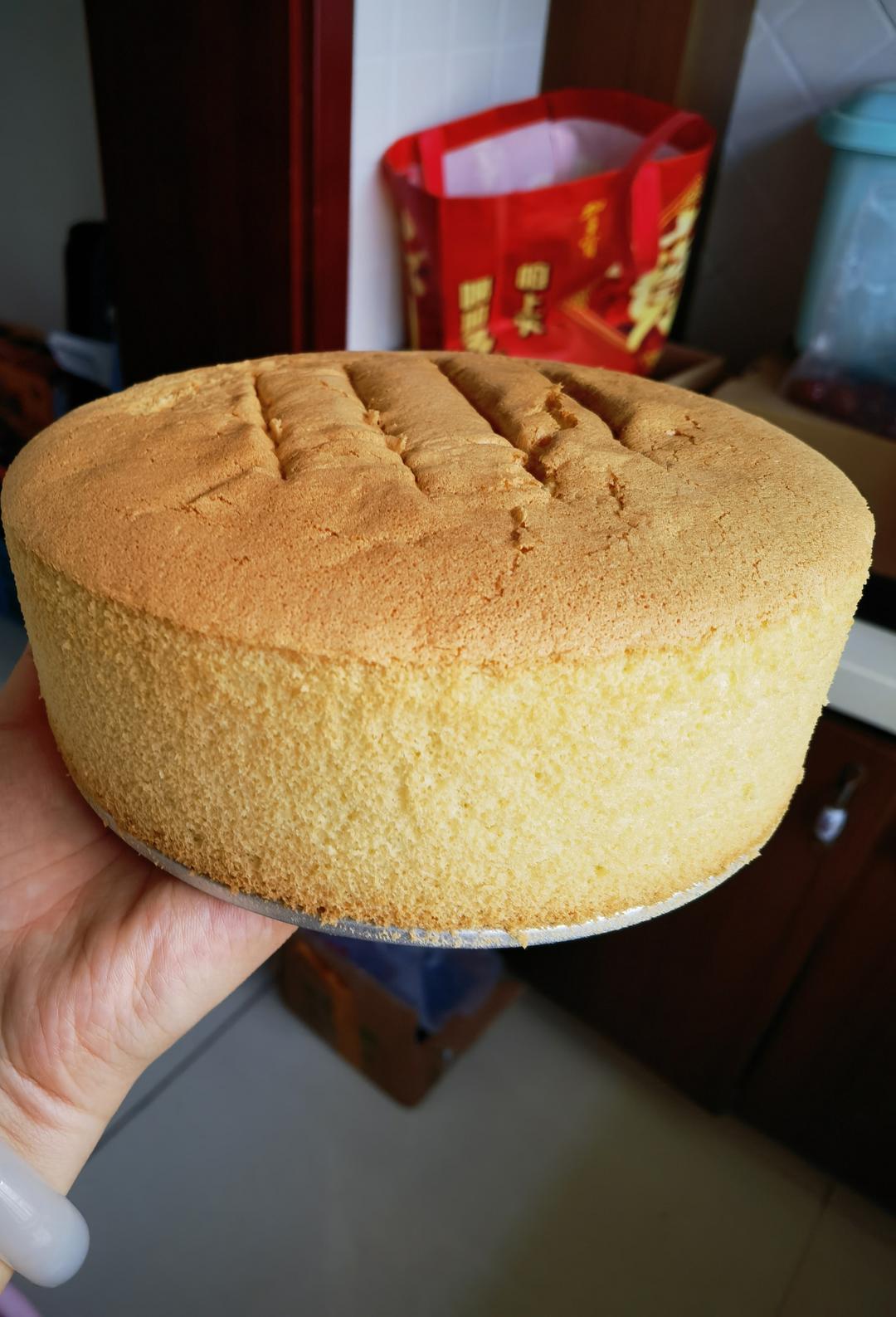 超柔软6寸戚风蛋糕(附8寸配方)零失败 超详细‼️含操作视频