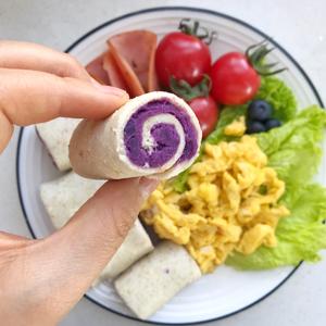 营养减肥 紫薯卷的做法 步骤16