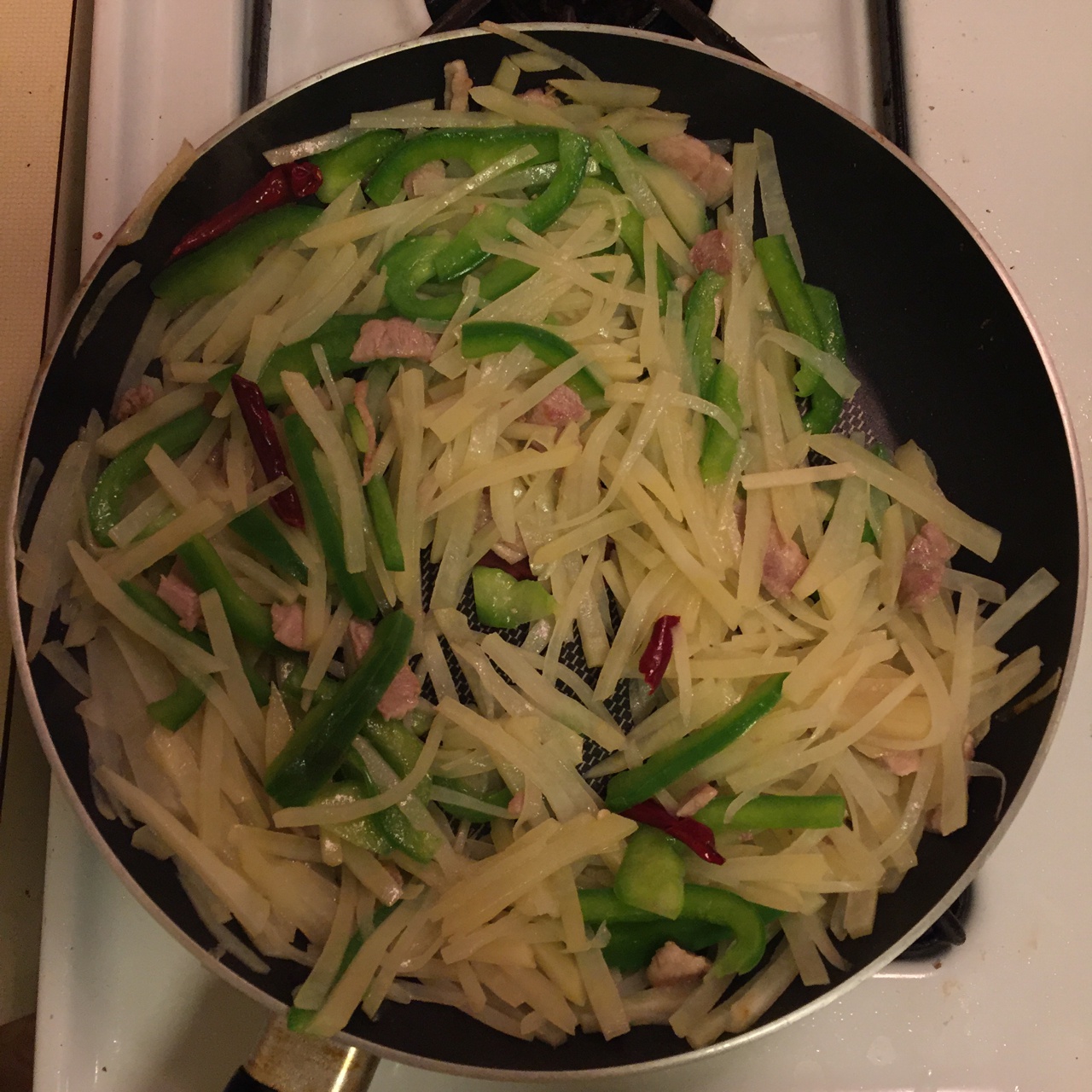 青椒土豆丝