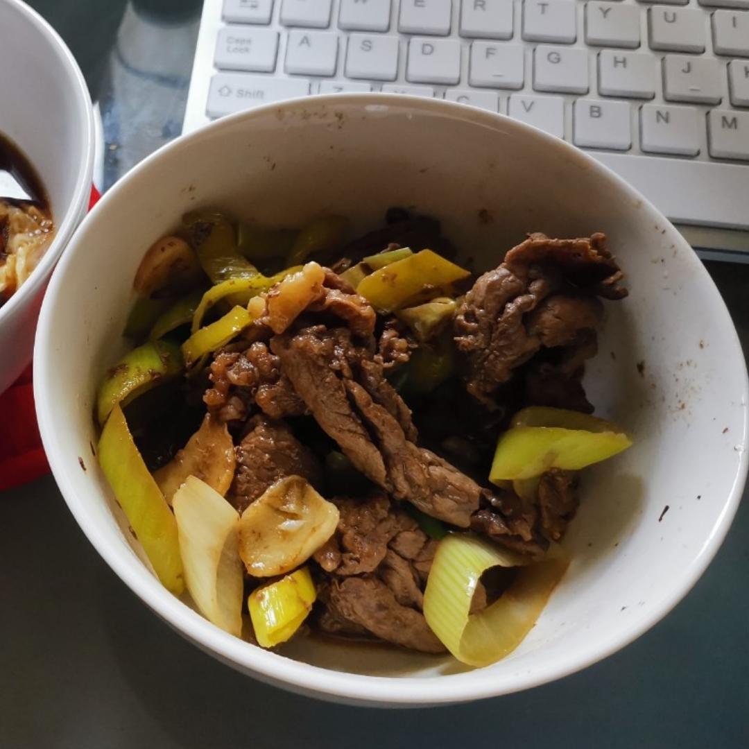 【0248】葱爆牛肉（牛肉片） <302小厨房>