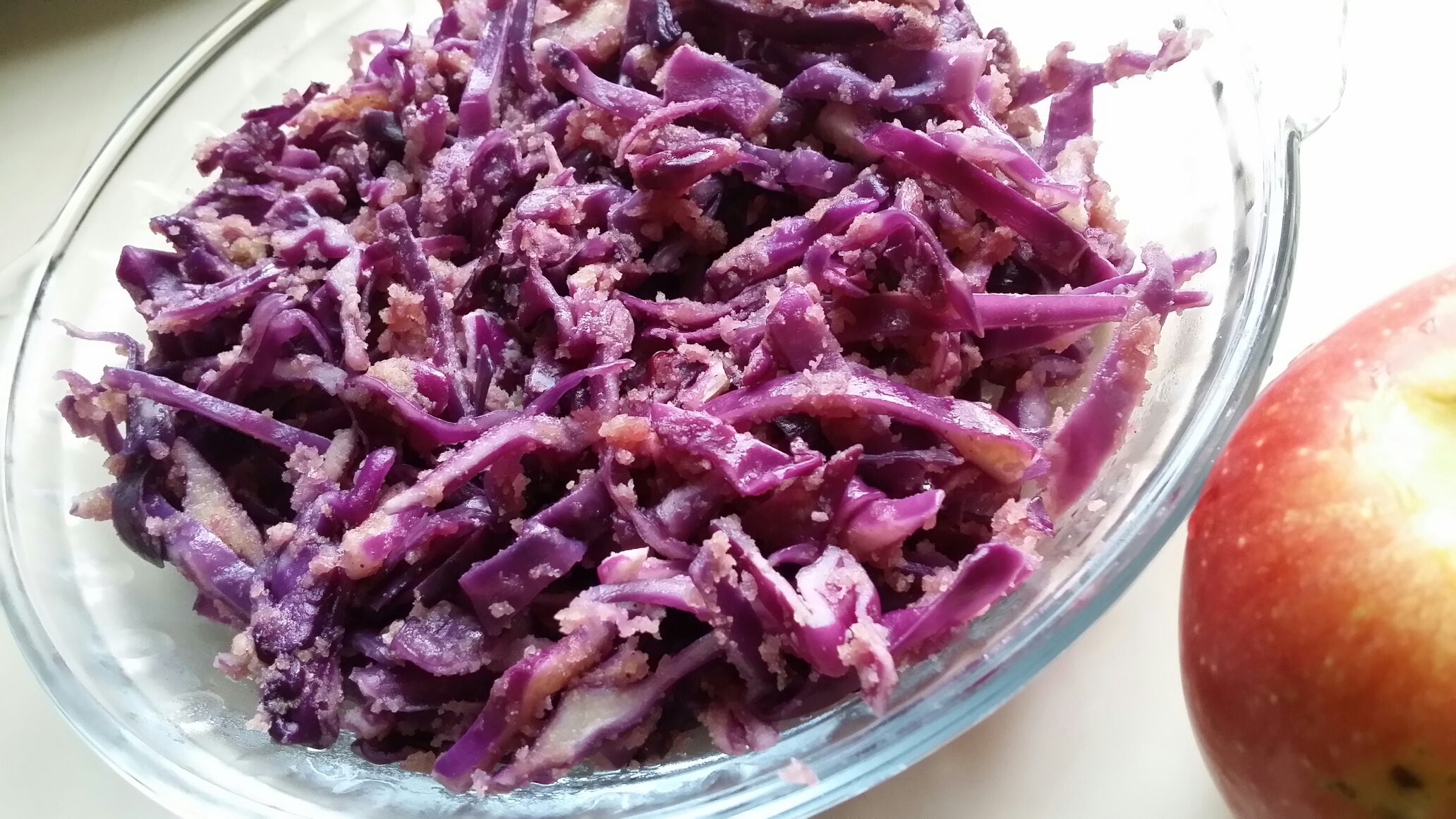 蒸菜: 紫甘蓝的做法 步骤4