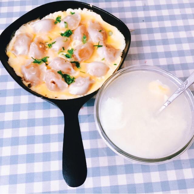 蛋抱煎饺（速冻饺）