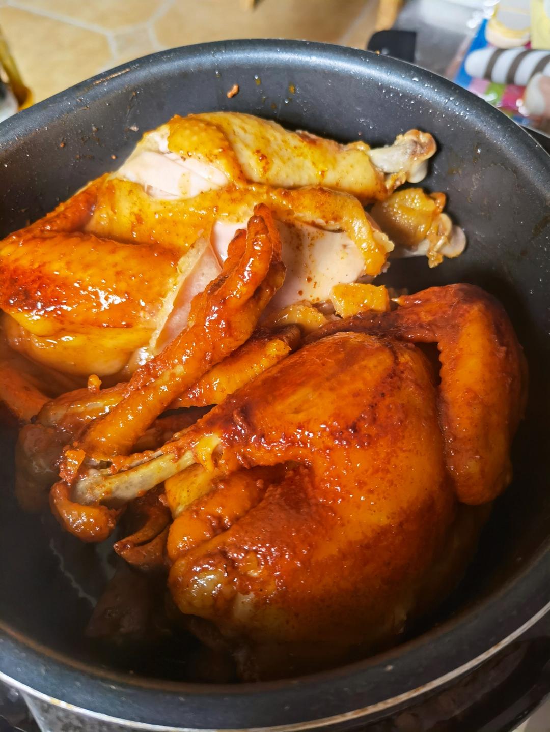 电饭锅照烧鸡（整鸡）