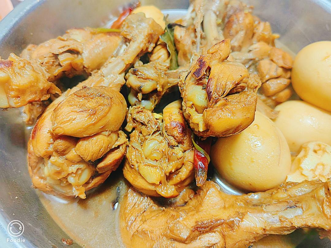 卤鸡腿鸡蛋低脂版