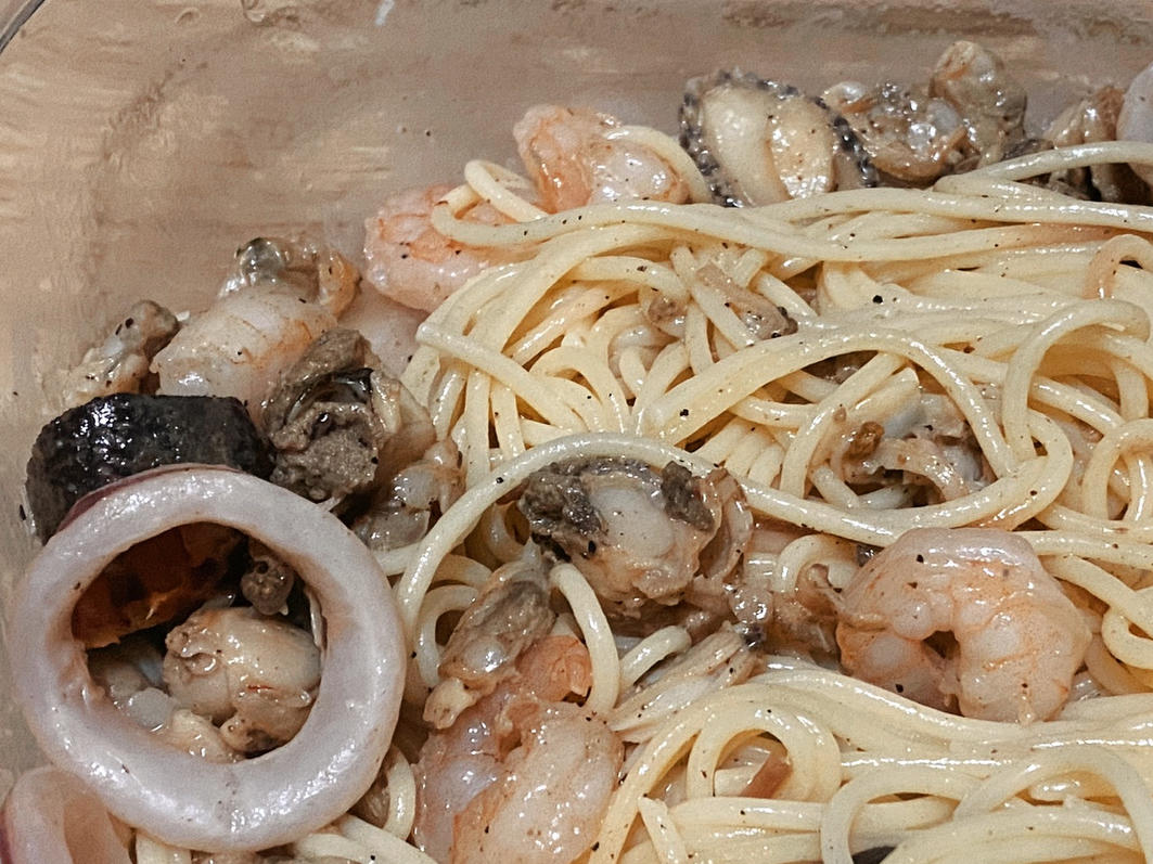 海鲜奶油意大利面
