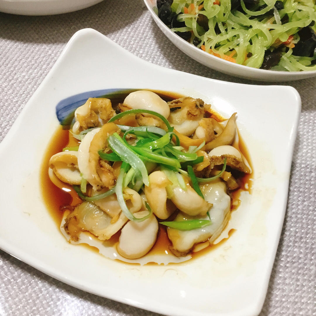 葱油鲍鱼片