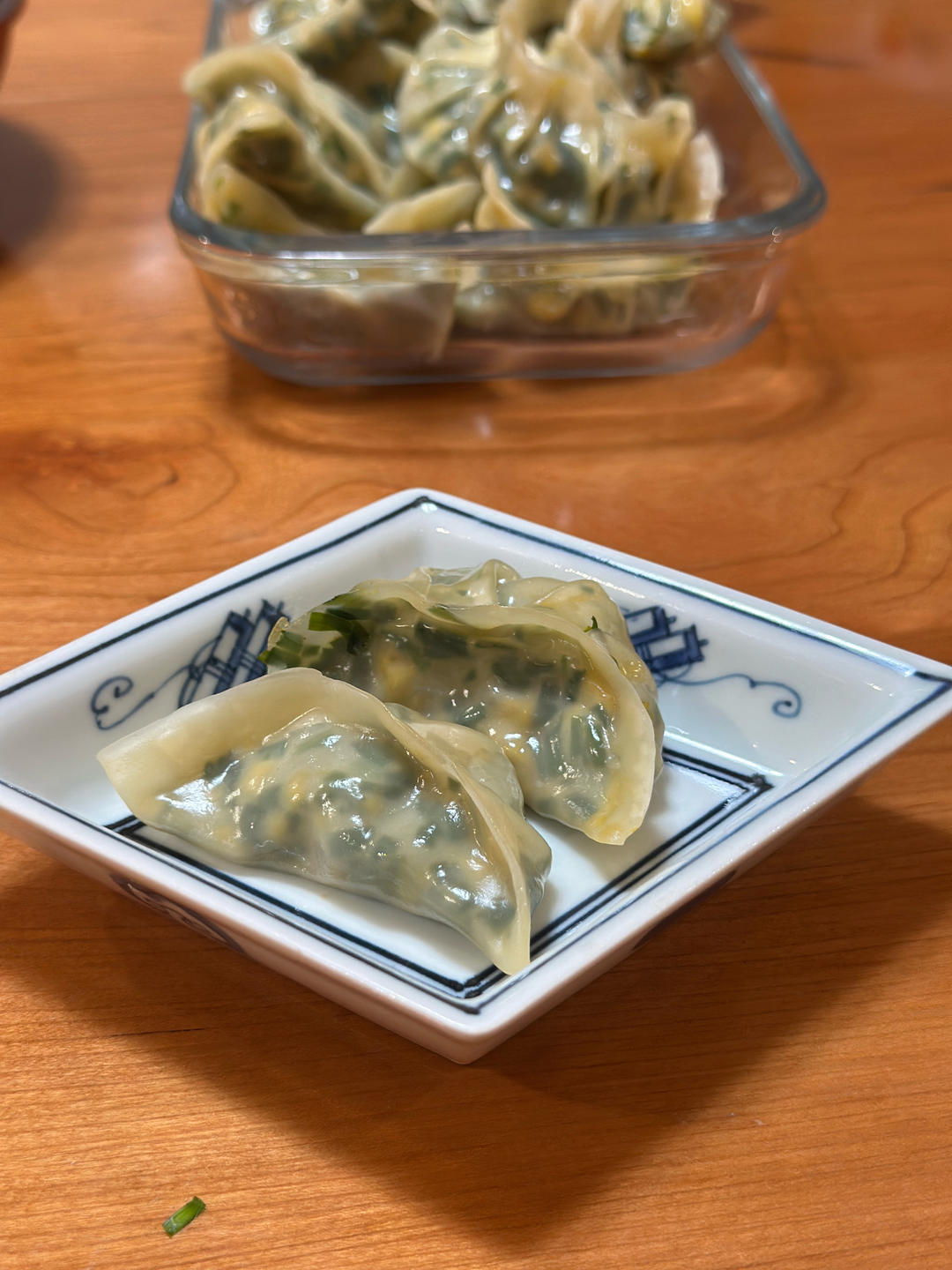 韭菜鸡蛋馅饺子