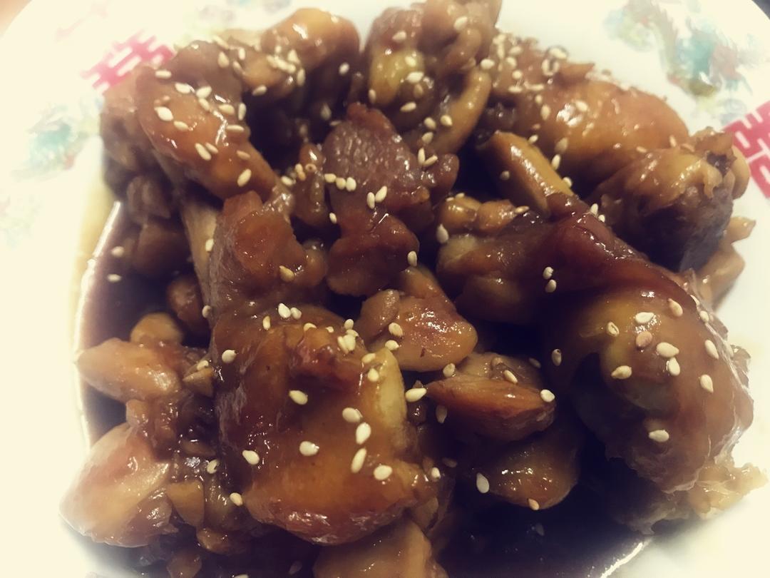 照烧蒜香版鸡腿饭的做法
