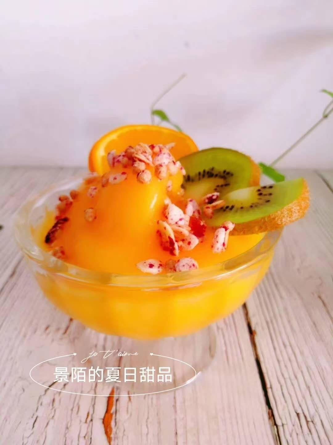 黄桃冰沙的做法