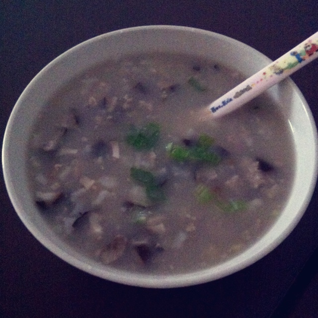 香菇鸡肉粥
