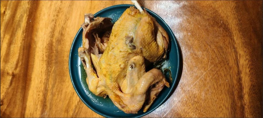 电饭煲盐焗老母鸡