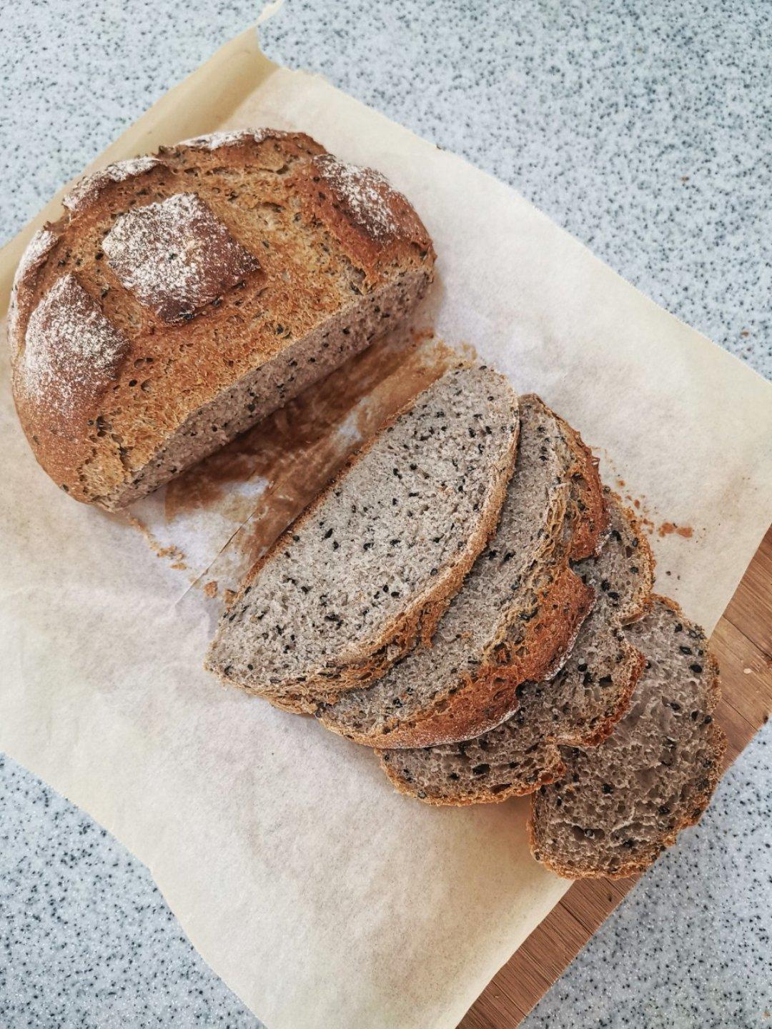 无糖无油全麦欧包