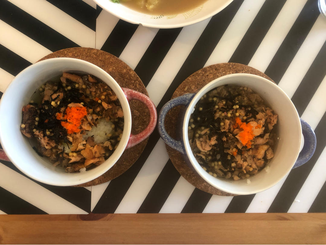 超简易三文鱼茶泡饭