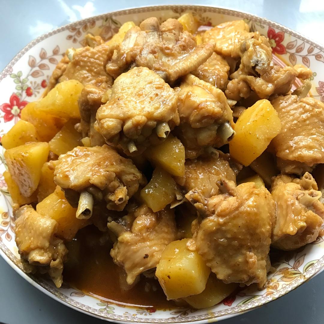 土豆炖鸡翅（快手零失败）