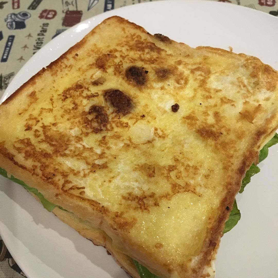 十分钟快手早餐【港式火腿西多士】