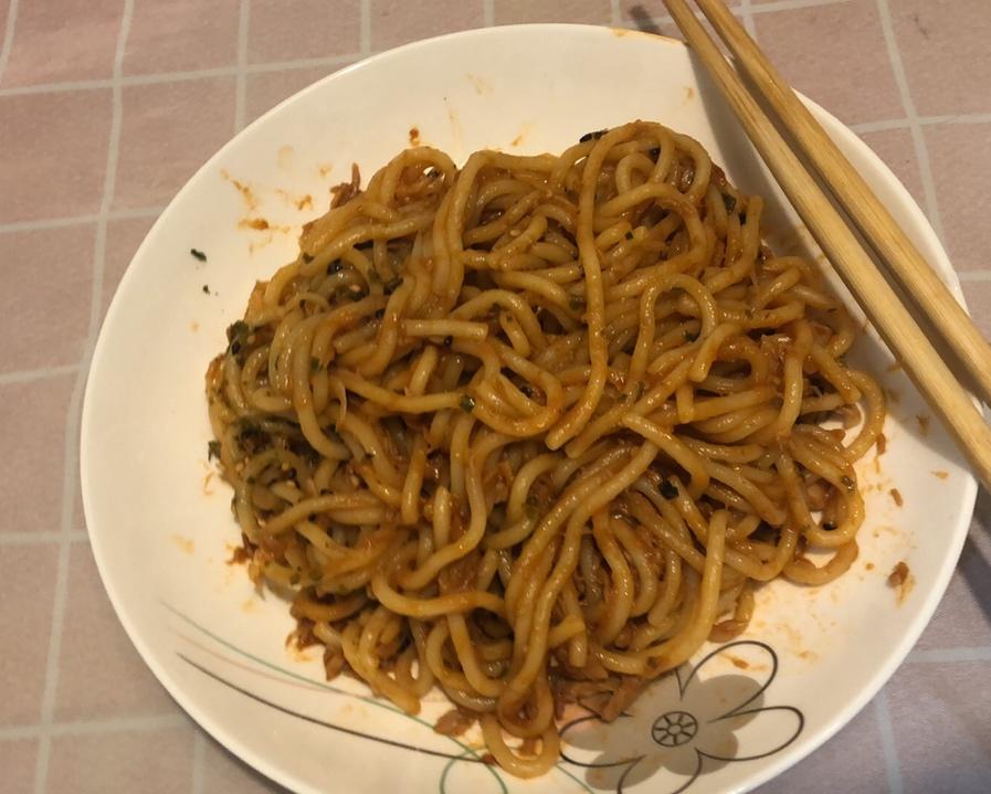 番茄金枪鱼意面（简易食材版）