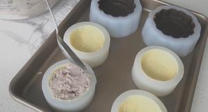 中式经典红豆蛋黄月饼的冰激凌做法～一眼到胃！的做法 步骤18